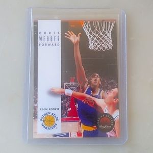 93-94 Skybox Chris Webber Rookie Card